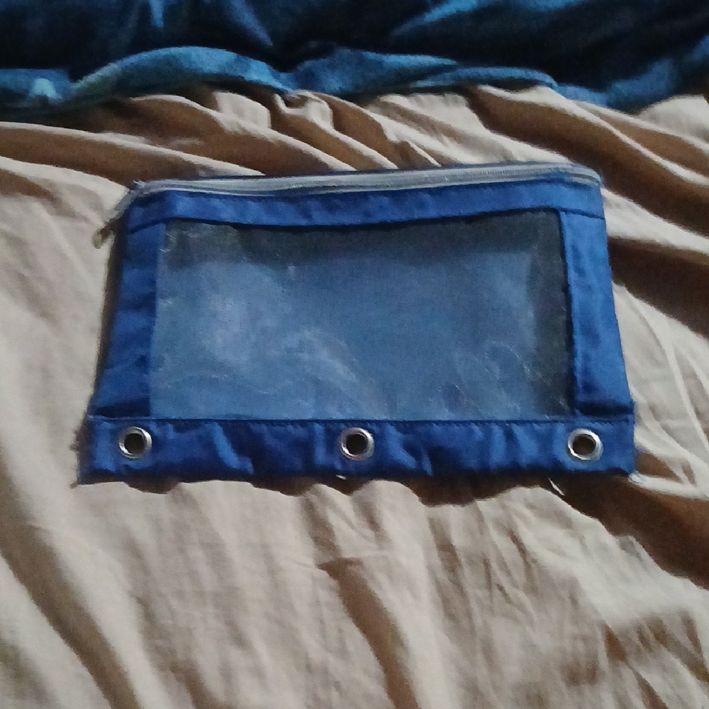 3-Ring Binder Tablet Sleeve with Clear Window Display - Royal Blue